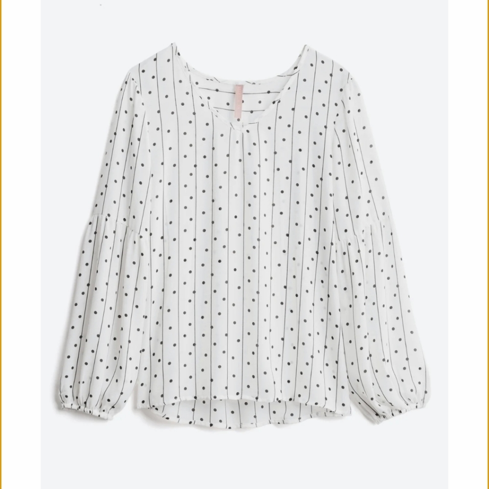 Enid Balloon Sleeve Blouse